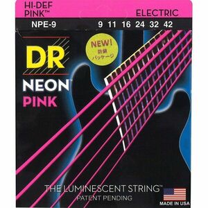 DR Strings NPE-9 Neon Corzi chitare electrice imagine