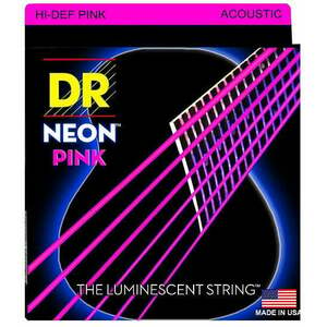 DR Strings NPA-12 HiDef Neon Corzi chitare acustice imagine