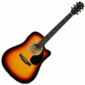 Fender Squier SA-105CE Sunburst Chitară electro-acustică Dreadnought imagine