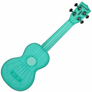 Kala Waterman Blue Raspberry Fluorescent Ukulele soprano imagine