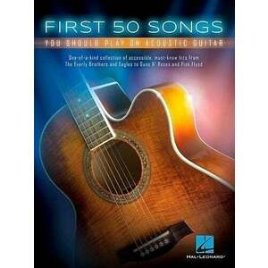 Hal Leonard First 50 Songs You Should Play On Acoustic Guitar Note imagine