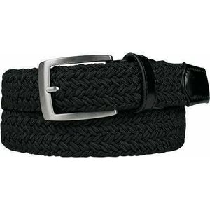 Alberto Basic Braided Mens Black 100 cm Curele imagine