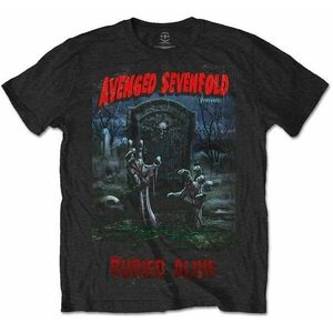 Avenged Sevenfold Tricou Buried Alive Tour 2012 Unisex Black L imagine