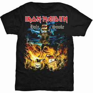 Iron Maiden Tricou Holy Smoke Unisex Black L imagine