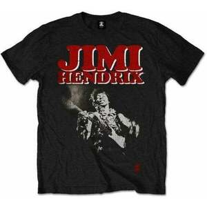 Jimi Hendrix Tricou Block Logo Unisex Black M imagine