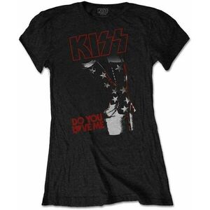 Kiss Tricou Do You Love Me Womens Black M imagine