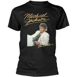 Michael Jackson Tricou Thriller White Suit Black M imagine