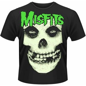 Misfits Tricou Glow Jurek Skull Black S imagine