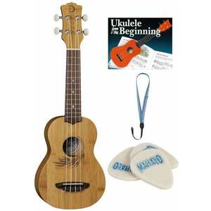 Luna UKE-BAMBOO-S SET Natural Ukulele soprano imagine