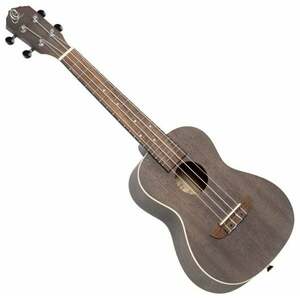 Ortega RUCOAL-L Coal Black Ukulele concert imagine