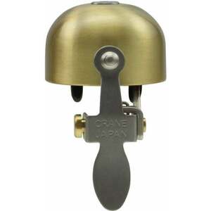 Crane Bell E-Ne Matte Gold 37 mm Claxon bicicletă imagine