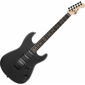 Charvel Pro-Mod San Dimas Style 1 HSS HT Sassafras EB Negru satinat Chitară electrică imagine