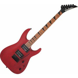 Jackson JS Series Dinky Arch Top JS24 DKAM Caramelized MN Red Satin Chitară electrică imagine