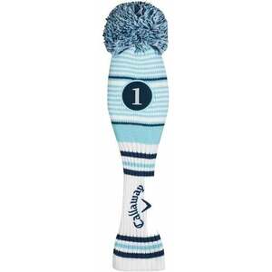 Callaway Pom Pom Driver White/Lite Blue/Navy Driver Headcovers imagine