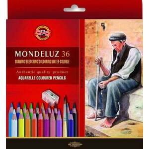 KOH-I-NOOR Mondeluz 3712/36 Set creioane acuarelă 36 buc imagine