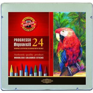 KOH-I-NOOR Progresso 24 Set creioane acuarelă 24 buc imagine