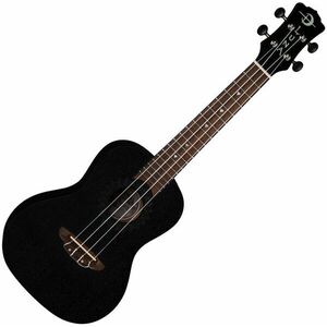 Luna Vintage Mahogany Black Open Pore Ukulele concert imagine