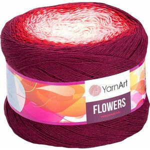 Yarn Art Flowers 269 Red Pink Fire de tricotat imagine