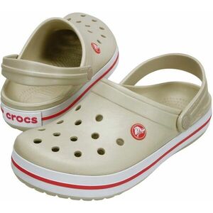 Crocs Crocband Clog Sandale Stucco/Melon 42-43 imagine