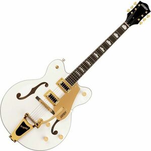 Gretsch G5422TG Electromatic DC LRL Snowcrest White Chitară semi-acustică imagine