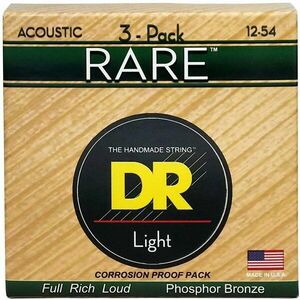 DR Strings RPM-12 Rare 3-Pack Corzi chitare acustice imagine