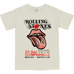 The Rolling Stones Tricou Munich '73 Unisex Nisip XL imagine