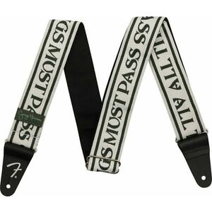 Fender George Harrison All Things Must Pass Logo Strap Curea de chitară White imagine