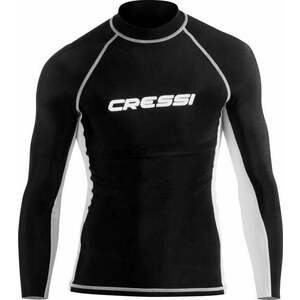 Cressi Rash Guard Man Tricou cu mânecă lungă Black/White XL imagine