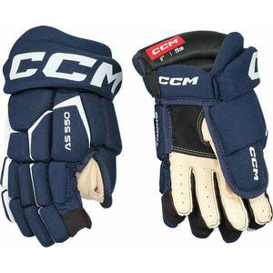 CCM Tacks AS 580 JR 12 Navy/White Mănuși hochei imagine