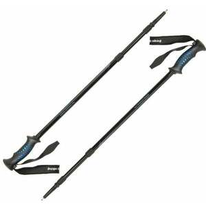 Viking Kalio Black/Blue 65 - 135 cm Bețe de trekking imagine