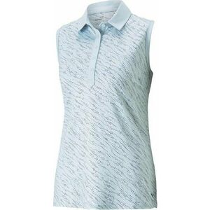 Puma Womens Cloudspun Whitewater Sleeveless Lucite/Navy Blazer XS Tricou polo imagine