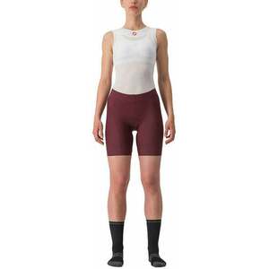 Castelli Prima W Short Deep Bordeaux/Persian Red XS Șort / pantalon ciclism imagine