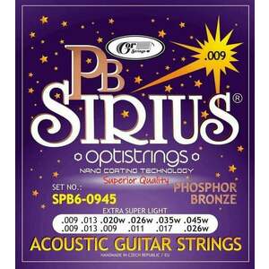 Gorstrings Sirius SPB6-0945 Set de corzi pentru chitară acustică imagine