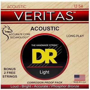 DR Strings VTA-12 Corzi chitare acustice imagine