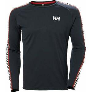 Helly Hansen Men's Lifa Active Stripe Crew Navy L Lenjerie de corp navigatie imagine