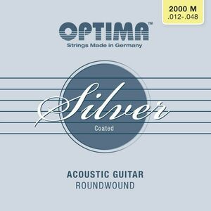 Optima 2000.M Silver Acoustic Medium Corzi chitare acustice imagine