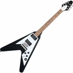 Epiphone Kirk Hammett 1979 Flying V Ebony Chitară electrică imagine