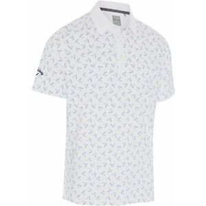 Callaway Painted Chev Mens Alb luminos S Tricou polo imagine