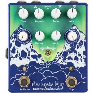 EarthQuaker Devices Avalanche Run V2 Aurora Borealis Efect de chitară imagine