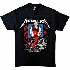 Metallica Tricou Enter Sandman Poster Unisex Black L imagine