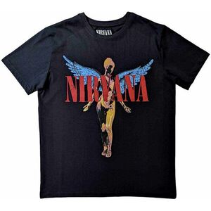 Nirvana Tricou Angelic Unisex Black L imagine