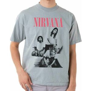 Nirvana Tricou Bathroom Photo Unisex Gri S imagine