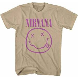 Nirvana Tricou Purple Happy Face Unisex Nisip L imagine