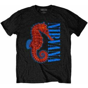 Nirvana Tricou Seahorse Unisex Black L imagine