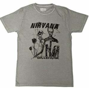 Nirvana Tricou Incesticide Stacked Logo Unisex Verde S imagine