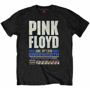 Pink Floyd Tricou Knebworth '90 Blue Unisex Black S imagine