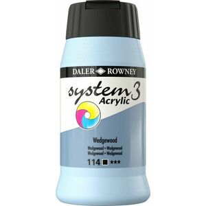 Daler Rowney System3 Vopsea acrilică Wedgewood 500 ml 1 buc imagine