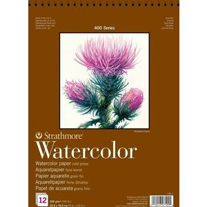 Strathmore Serie 400 Cold Press Watercolour Pad Carnete de Schițe 31 x 23 cm 300 g imagine