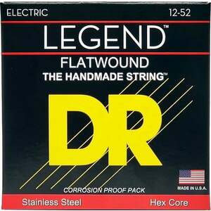 DR Strings Legend Flatwound Medium 12-52 Corzi chitare electrice imagine