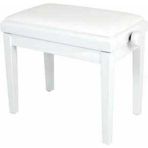 Pianonova HY-PJ023 Scaun din lemn pentru pian White Gloss imagine